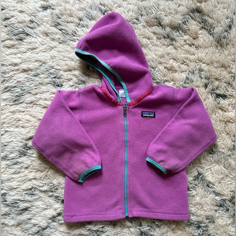 Patagonia Fleece Hooded Zip Jacket